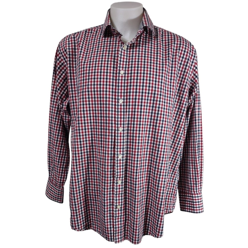 Jack Stone Shirt 2XL Men's Long Sleeve Button Down Collared by Thomas Dean